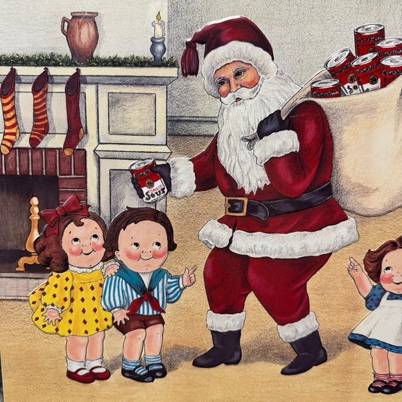 1993 Campbell’s Soup Sign #19 Santa AAA Metal Decor - Picture 5 of 10